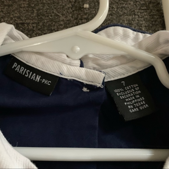 Girl’s Smocked Dress Size 7 - Picture 2 of 2